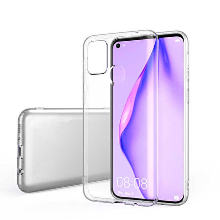 Samsung Galaxy M21 Kılıf Şeffaf İnce Esnek Silikon Kılıf Zipax-Süper