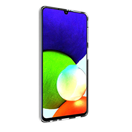 Samsung Galaxy M32 Kılıf Şeffaf İnce Esnek Silikon Kılıf Zipax-Süper