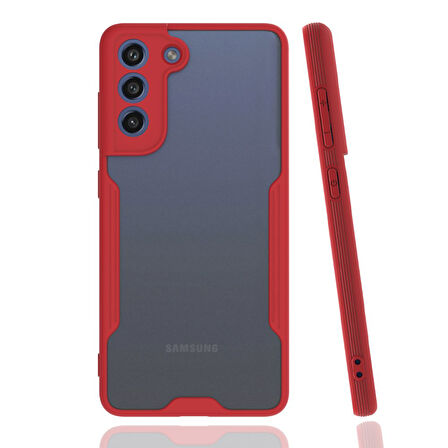Samsung Galaxy S21 FE Kılıf Silikon Kapak Azn-Platin