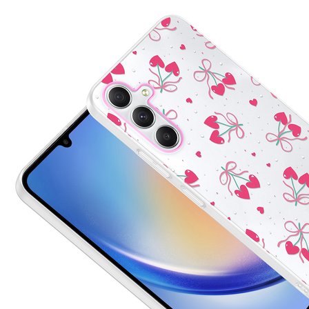 Samsung Galaxy S23 FE Uyumlu Kılıf Desenli Kapak Zr-Klip