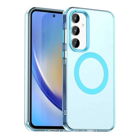 Samsung Galaxy S23 FE Uyumlu Kılıf Renkli Kenarlı Magesafe Özellikli Hlt-Colour