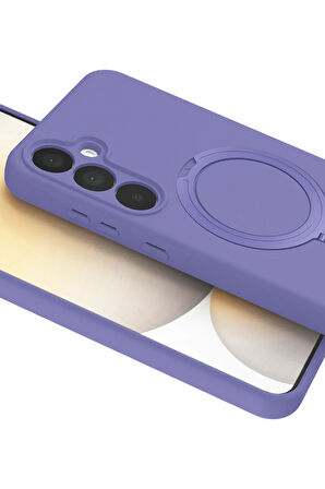 Samsung Galaxy S24 FE Kılıf MgSafe Özellikli Standlı Kapak Azn-Regal