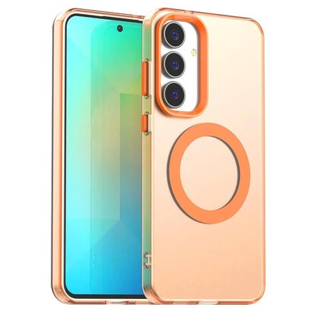 Samsung Galaxy S24 FE / S25 FE Uyumlu Kılıf Renkli Kenarlı Magesafe Özellikli Hlt-Colour