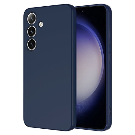 Samsung Galaxy S25 Kılıf Lansman içi Kadife Silikon Zr-Mara