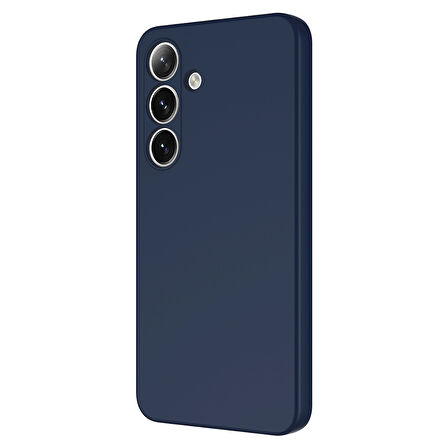 Samsung Galaxy S25 Kılıf Lansman içi Kadife Silikon Zr-Mara