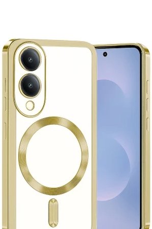 Samsung Galaxy S25 Edge Uyumlu Kılıf M-Safe Şarj Özellikli Azn-Kross