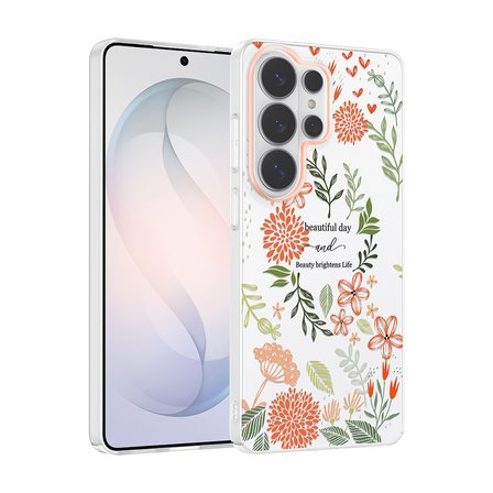 Samsung Galaxy S25 Ultra Uyumlu Kılıf Desenli Kapak Zr-Klip