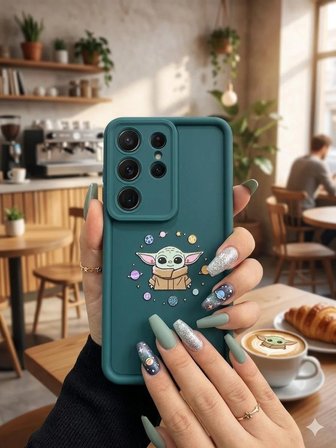 Samsung Galaxy 26 Ultra Uyumlu Kılıf Desenli Darbe Emici Kamera Korumalı Hlt-DsnAnns