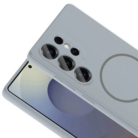 Samsung Galaxy S26 Ultra Uyumlu Kılıf M-safe Şarj Özellikli Zr-Meta