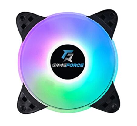 Gameforce Midlight 3X120Mm Sese Duyarlı A-Rgb Kasa Fanı