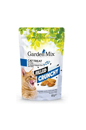 Garden Mix Ton Balıklı Içi Dolgulu Çıtır Kedi Ödülü 60 gr