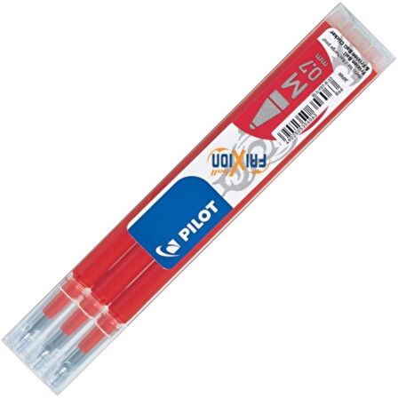 Pilot Frixion Kalemlere Uyumlu Kırmızı Refil Uçan Kalem (0,7 mm - 3 lü Paket)