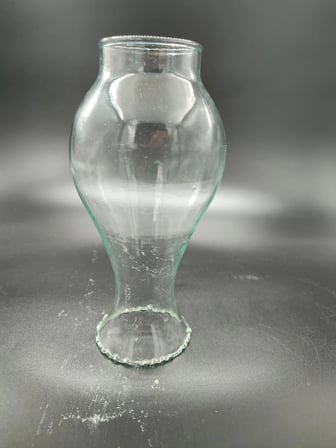 KLASİK,GAZ LAMBASI CAMI.ŞEFFAF RENKTE (Alt yuva çapı:5.00 cm-h:17.00 cm)