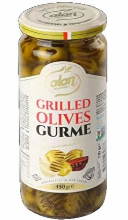 Izgara Zeytin Salatası Cam Kavanoz 450 GR