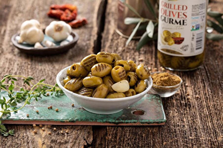 Izgara Zeytin Salatası Cam Kavanoz 450 GR