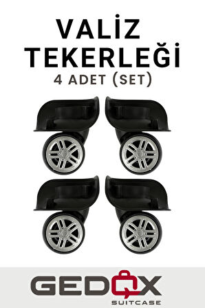 Gedox Valiz Tekerleği Çift Teker 01 4 Adet