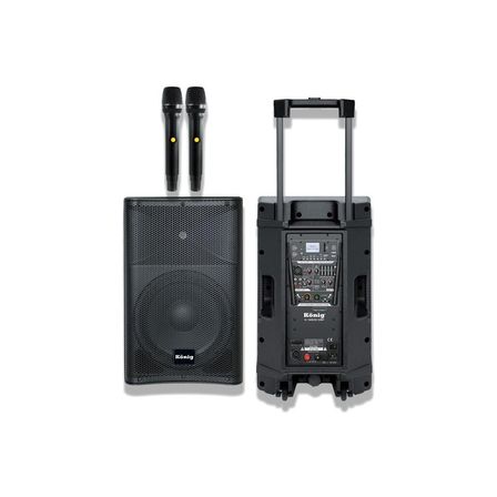 K-12500 Dsp 12'' 600W 2 Uhf El Taşınabilir Amfi