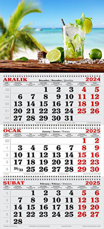 2025 Yılı Gemici Takvimi ---SAHİLDE MOJİTO