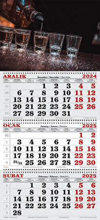 2025 Yılı Gemici-Viski ve Shot Bardakları