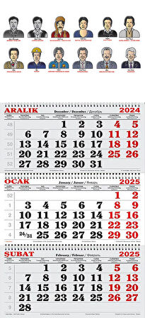 2025 Yılı Gemici Takvimi-Yeşil Çam Efsaneleri