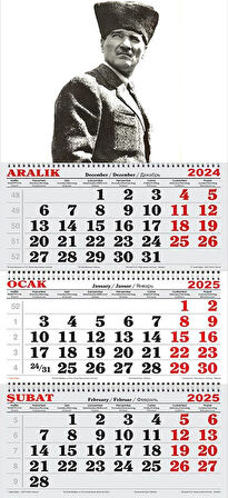 2025 Yılı Gemici Takvimi ---ATATÜRK KALPAKLI KOMUTAN