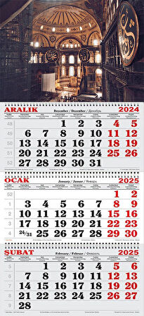 2025 Yılı Gemici Takvimi ---AYASOFYA CAMİİ