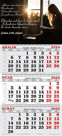 2025 Yılı Gemici Takvimi-Orhan Veli Kınık 