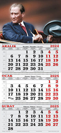 2025 Yılı Gemici Takvimi-Atatürk Otomobilde