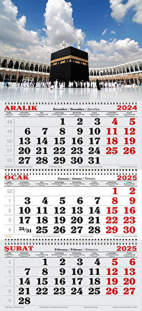 2025 Yılı Gemici Takvimi----KABE-MEKKE