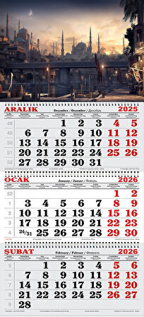 2026 Yılı Gemici Takvimi ---OSMANLIDA CAMİLER 