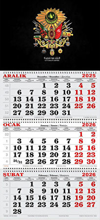 2026 Yılı Gemici Takvimi-Osmanlı Arması