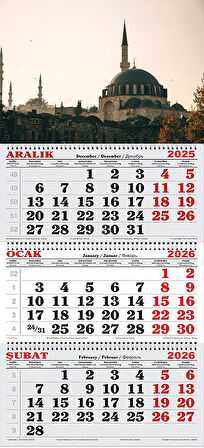 2026 Yılı Gemici Takvimi-Rüstem Paşa Camii