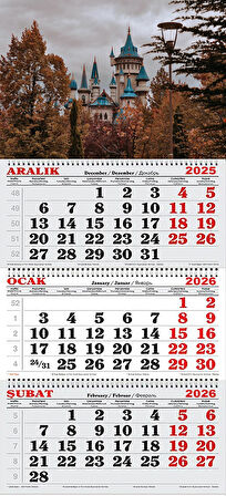  2026 Yılı Gemici Takvimi-Masal Şatosu