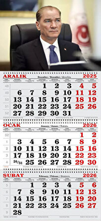 2026 Yılı Gemici Takvimi-Atatürk Makam Odasında