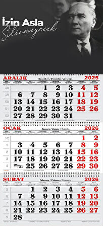 2026 Yılı Gemici Takvimi-İzin Asla Silinmeyecek