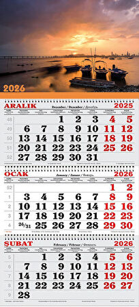 2026 Yılı Gemici Takvimi-Tekneler