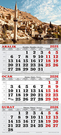  2026 Yılı Gemici Takvimi----HALFETİ SAVAŞAN KÖYÜ ŞANLIURFA