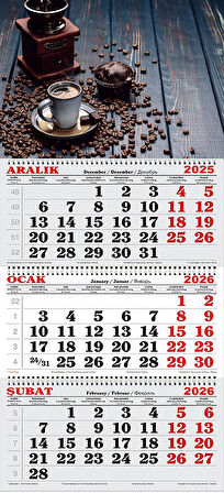 2026 Yılı Gemici Takvimi-Kahve Çekirdekleri