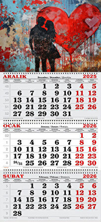 2026 Yılı Gemici Takvimi- Aşk