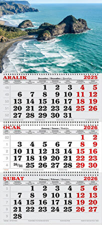 2026 Yılı Gemici Takvimi- Güney Okyanusu YENİ ZELANDA