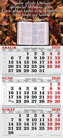 2026  Yılı Gemici Takvimi-Nazım Hikmet-Güz
