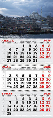 2026 Yılı Gemici Takvimi-Bulutlar Altında Eminönü