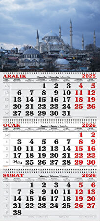 2026 Yılı Gemici Takvimi-İstanbul'da Sonbahar