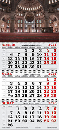 2026 Yılı Gemici Takvimi-Sultan Ahmet-Simetri