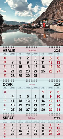 2027 Yılı Gemici Takvimi ---AMASYA VE YEŞİLIRMAK