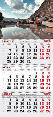 2027 Yılı Gemici Takvimi ---AMASYA VE YEŞİLIRMAK