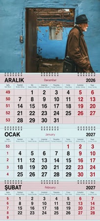 2027 Yılı Gemici Takvimi ---MAVİ DUVAR