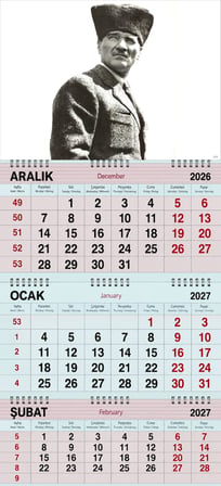 2027 Yılı Gemici Takvimi ---ATATÜRK KALPAKLI KOMUTAN