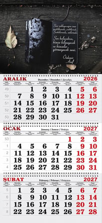 2027 Yılı Gemici Takvimi-Özdemir Asaf Seni Saklayacağım
