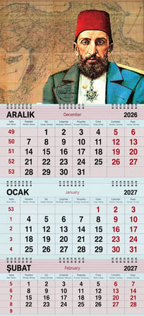  2027 Yılı Gemici Takvimi ---ABDÜLHAMİD HAN